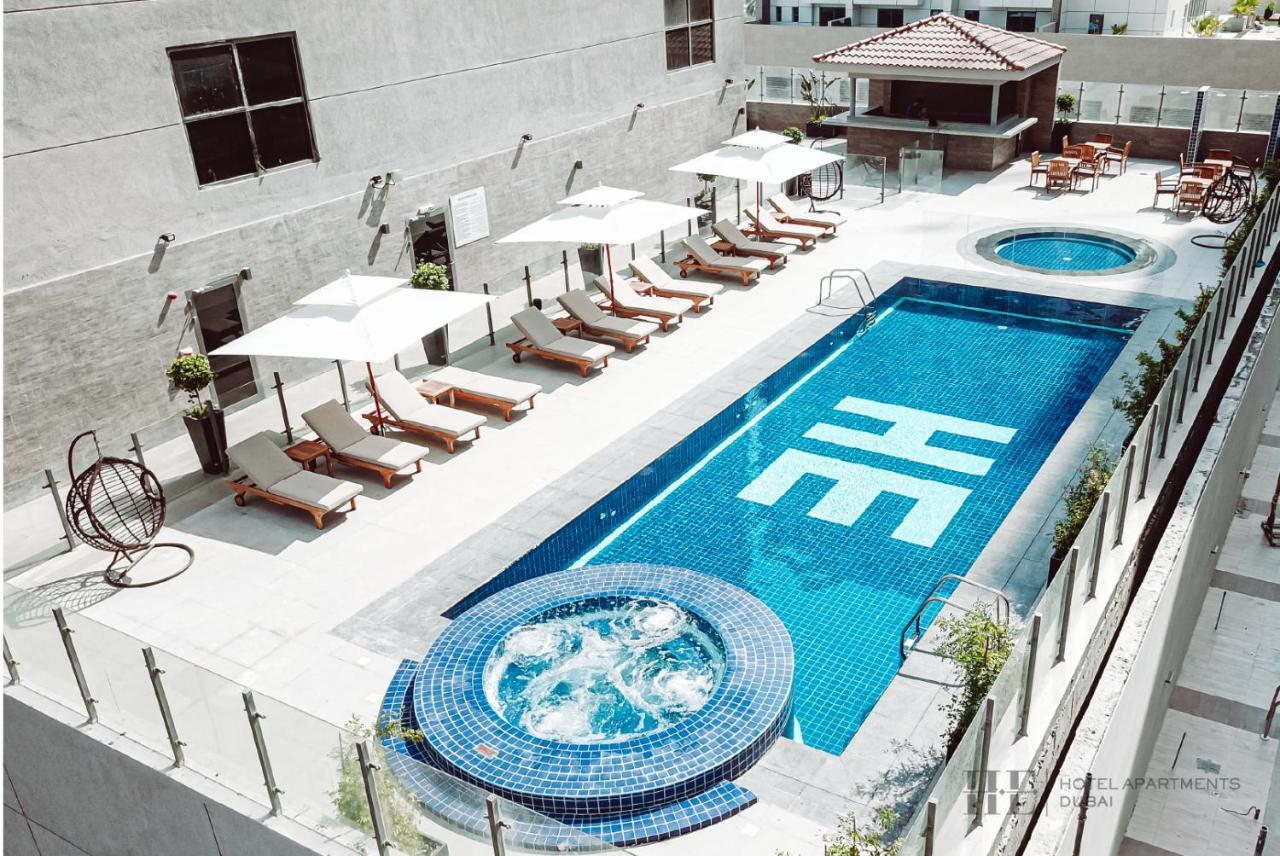 He Hotel Apartments Dubai Exterior foto